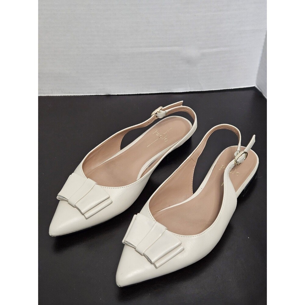 Sz 6.5 DEANDRA Bow Slingback Flats – LINEA Paolo Shoes
